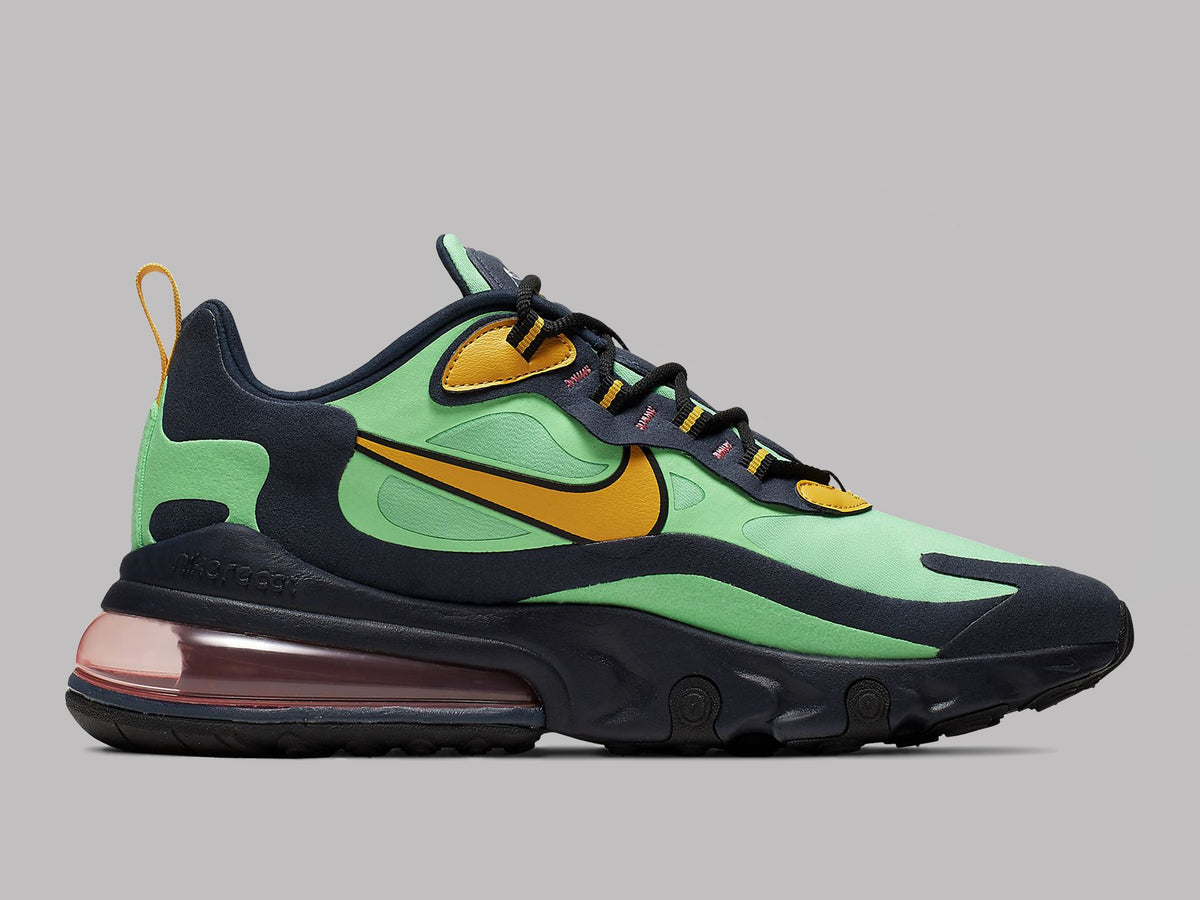 Nike Men's Air Max 270 React Pop Art Shoes - Green / Black / Yellow —  Just For Sports