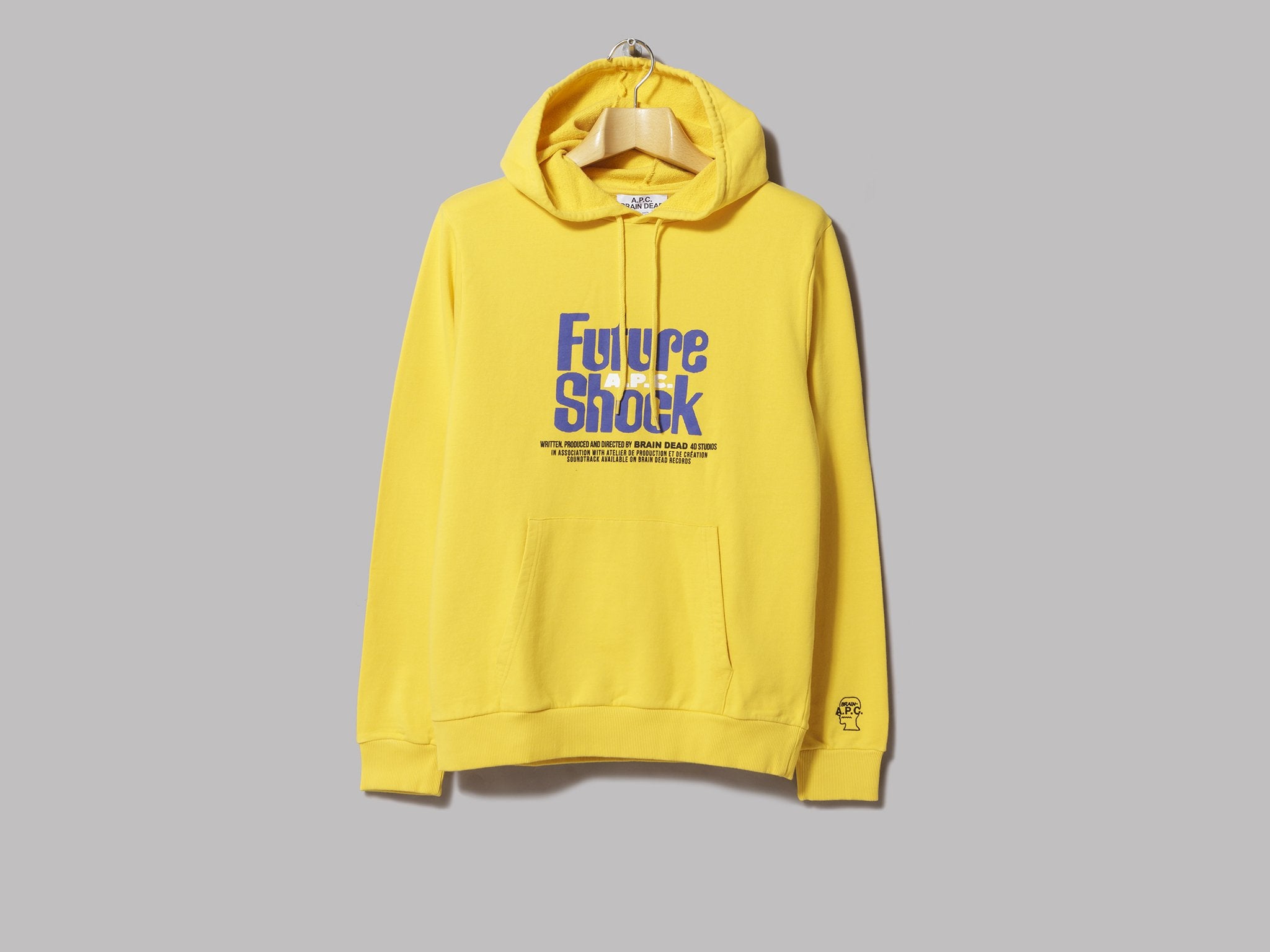 A.P.C. Brain Dead Hoodie Spacy (Jaune)