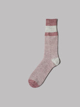 Load image into Gallery viewer, Anonymous Ism Moss Stitch JQ Crew Socks (Pink)

