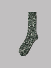 Load image into Gallery viewer, Anonymous Ism Slub Crew Socks (Moss)
