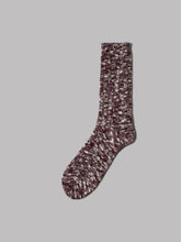Load image into Gallery viewer, Anonymous Ism Slub Crew Socks (Wine)
